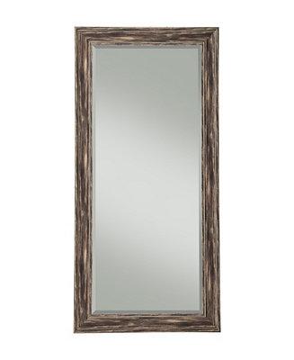 Martin Svensson Antique Black Farmhouse Full Length Leaner Mirror