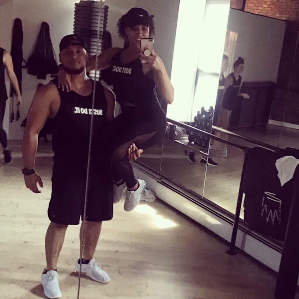 Couples who workout together (and match outfits) stay together!