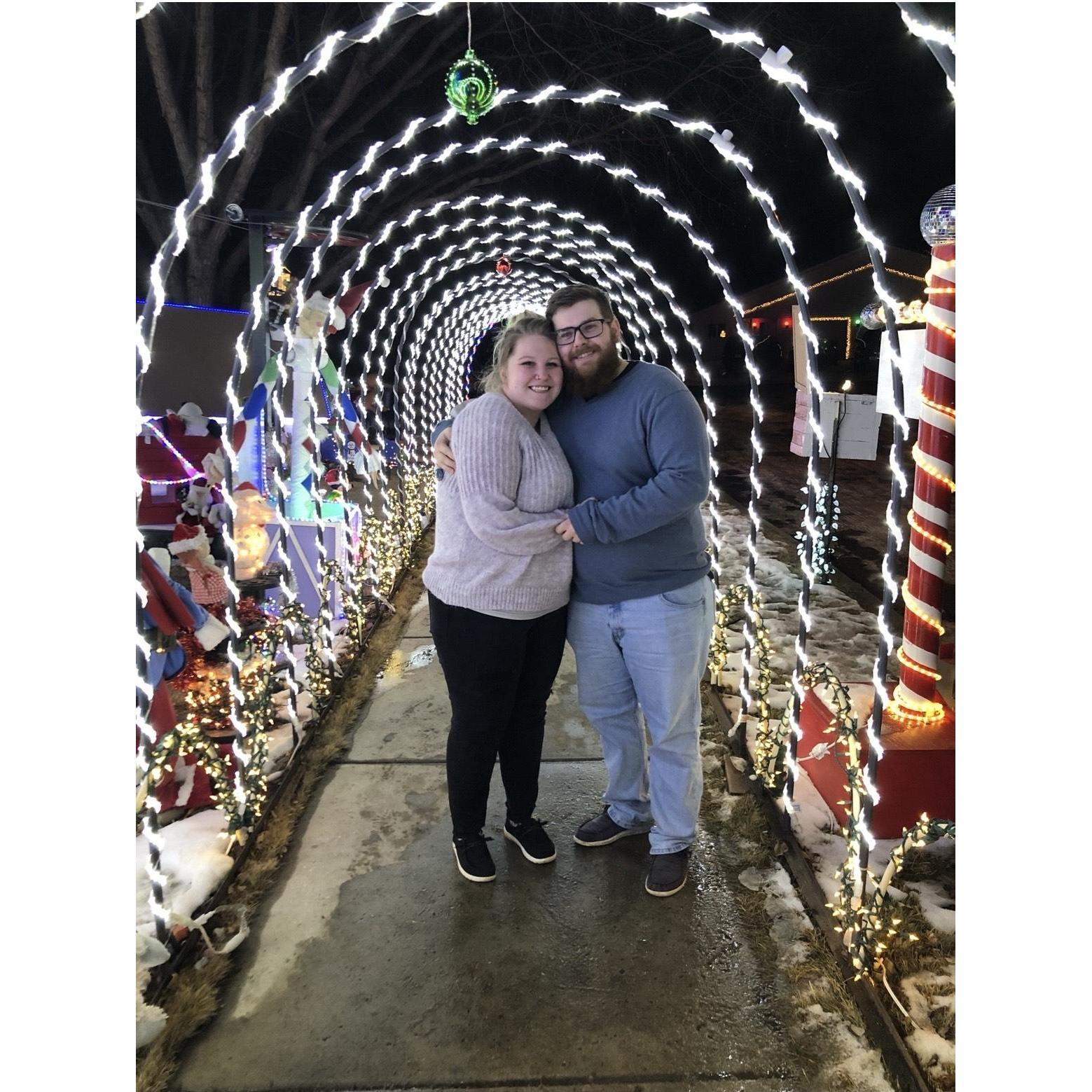 One of our favorite things to do around the holiday season is looking at all the lights!