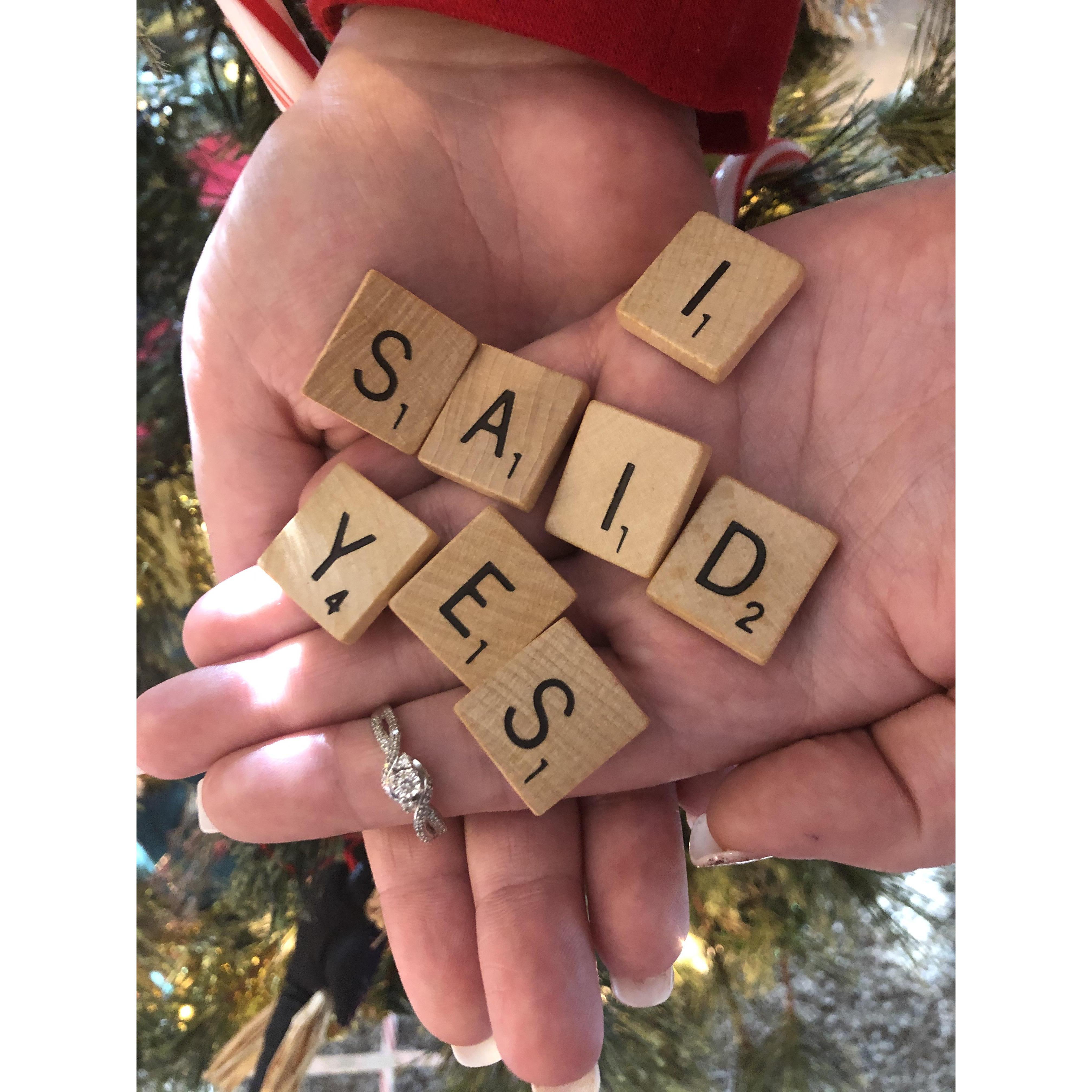 I was SO SURPRISED when he proposed! I was actually in my pajamas.