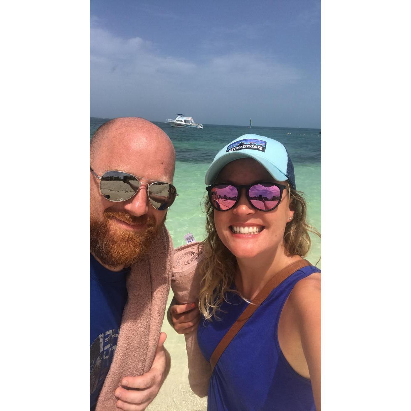 We really like beach vacations! Quintana Roo, Mexico. August 2017.