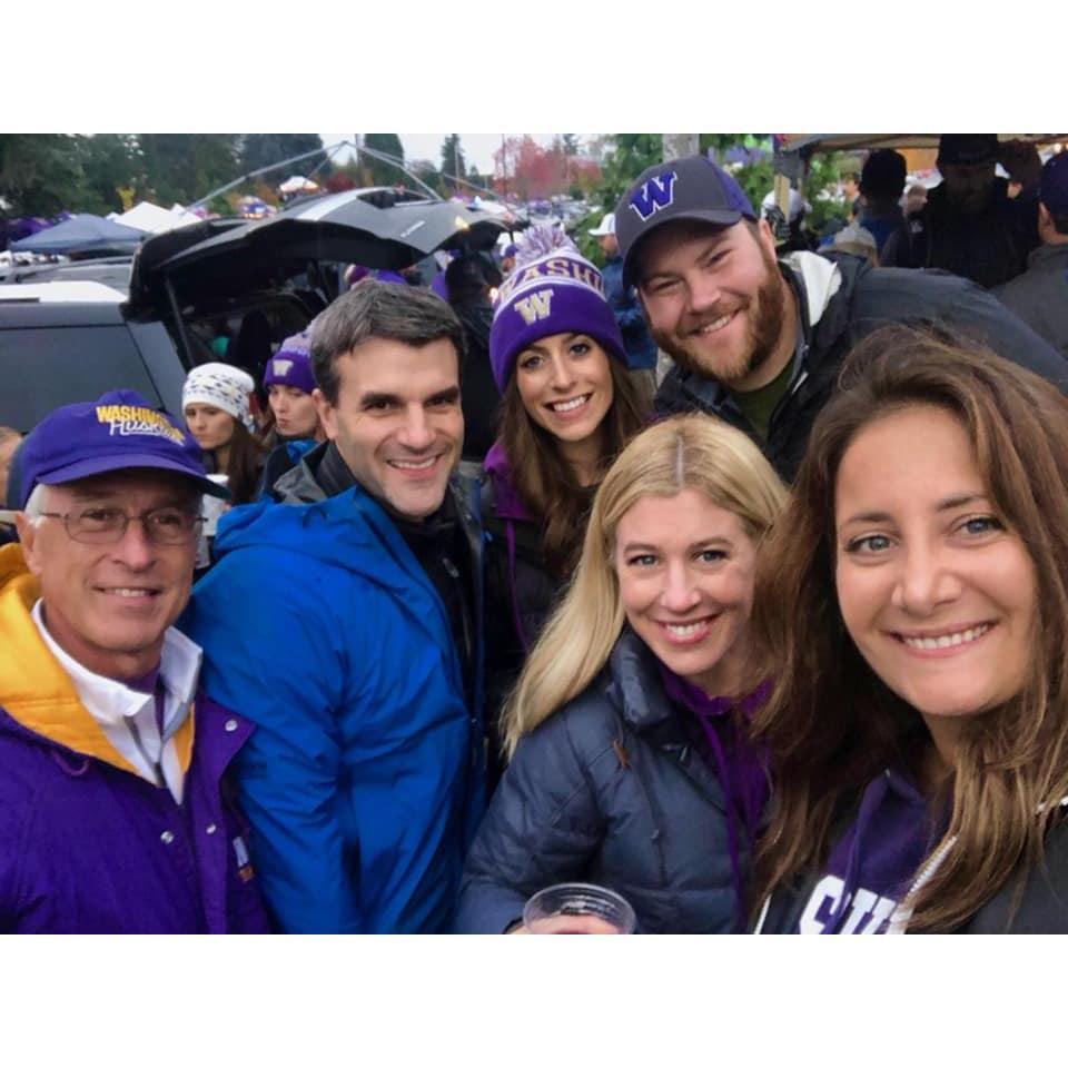 Adams First Husky Game