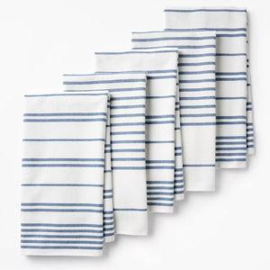 5pc Kitchen Towels - Figmint™- Blue