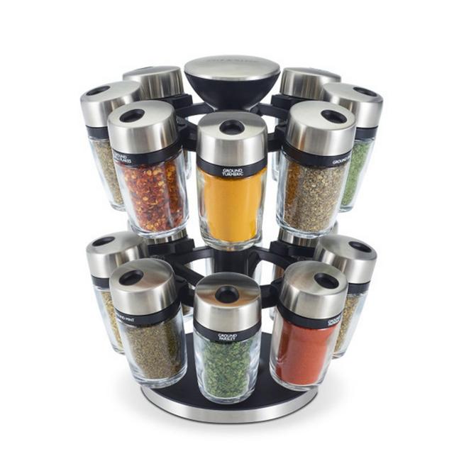 Cole & Mason 16-Jar Herb & Spice Carousel