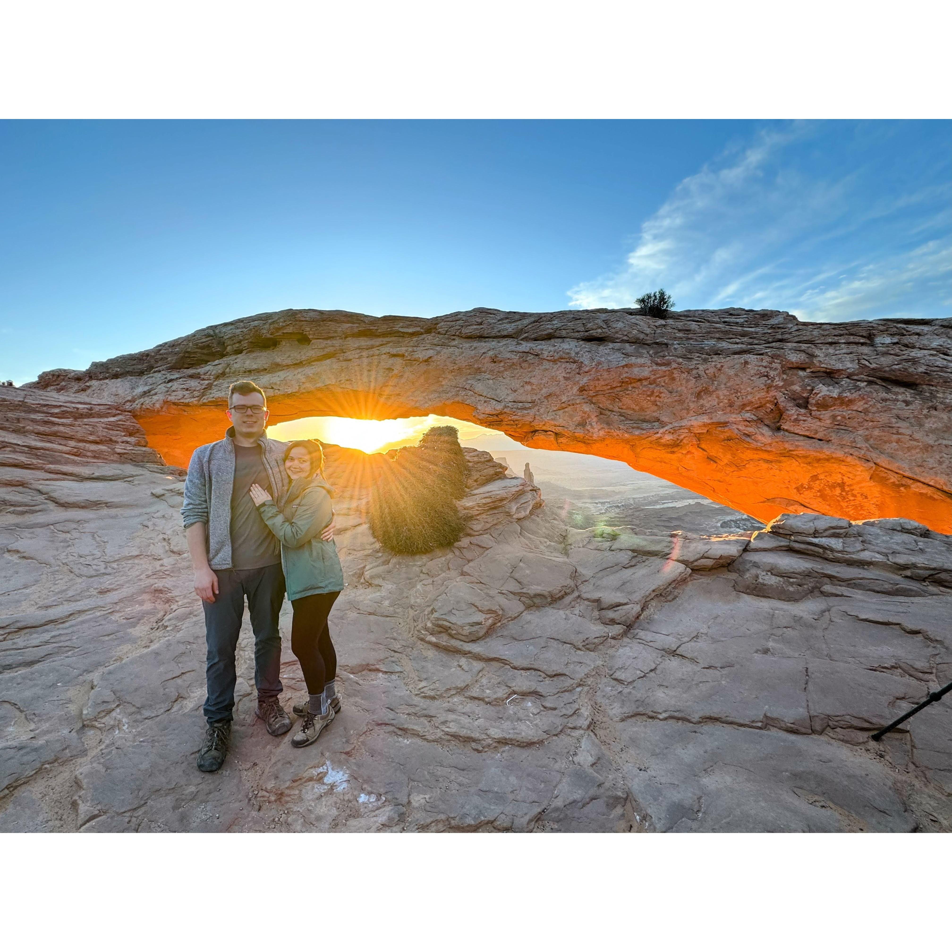 Our engagement at Canyonlands National Park