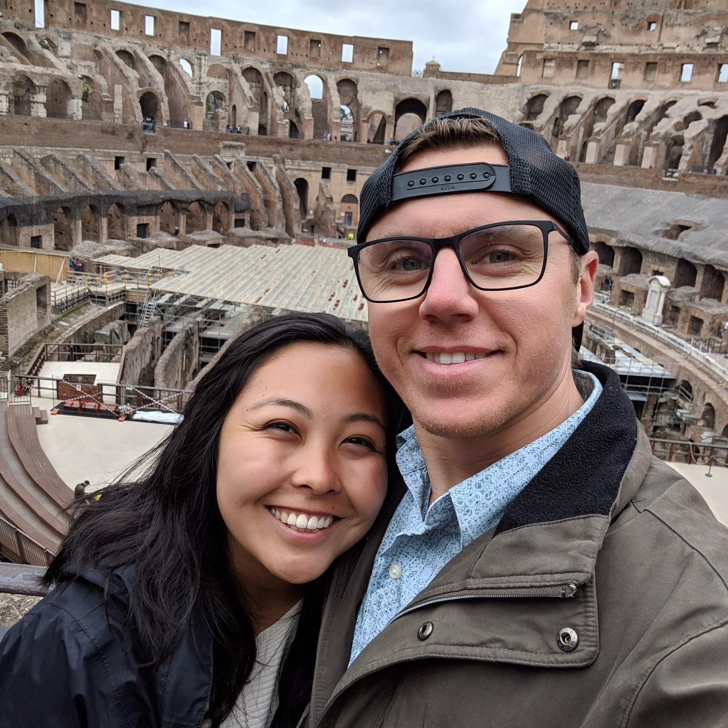 In the coliseum - Rome, Italy