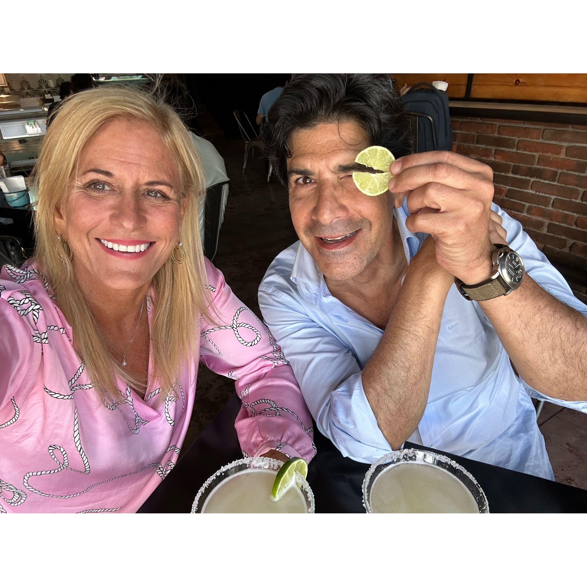First trip to Cabo. How is it possible I met a man who loves Margarita's as much as I do!