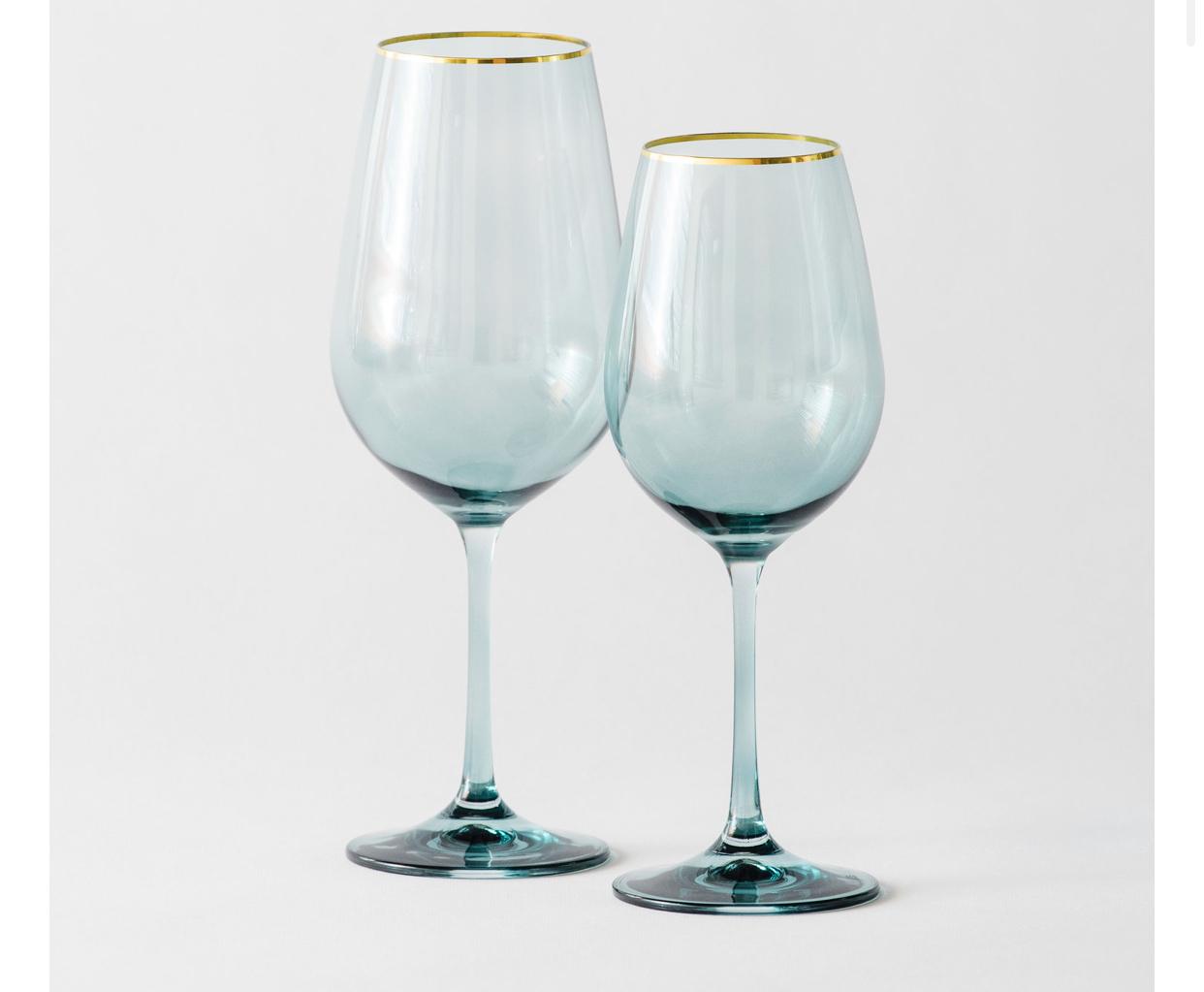 Bella Gold Rimmed | Agave — Casa de Perrin