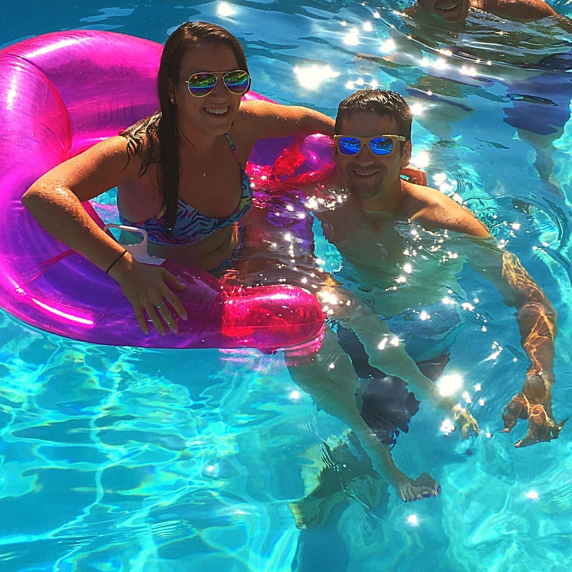Submerged, pool in Montville, NJ