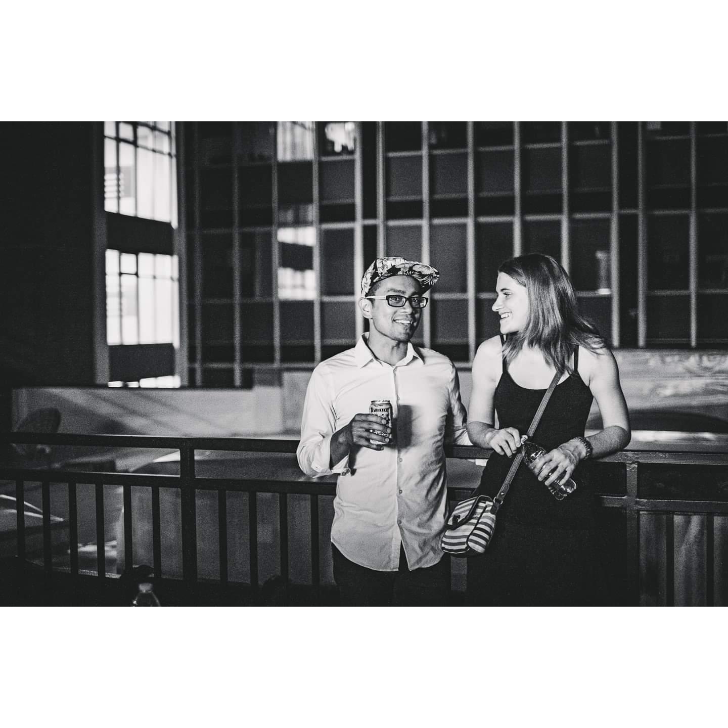 One of our very first dates :), shout out to Brian L for capturing this moment!