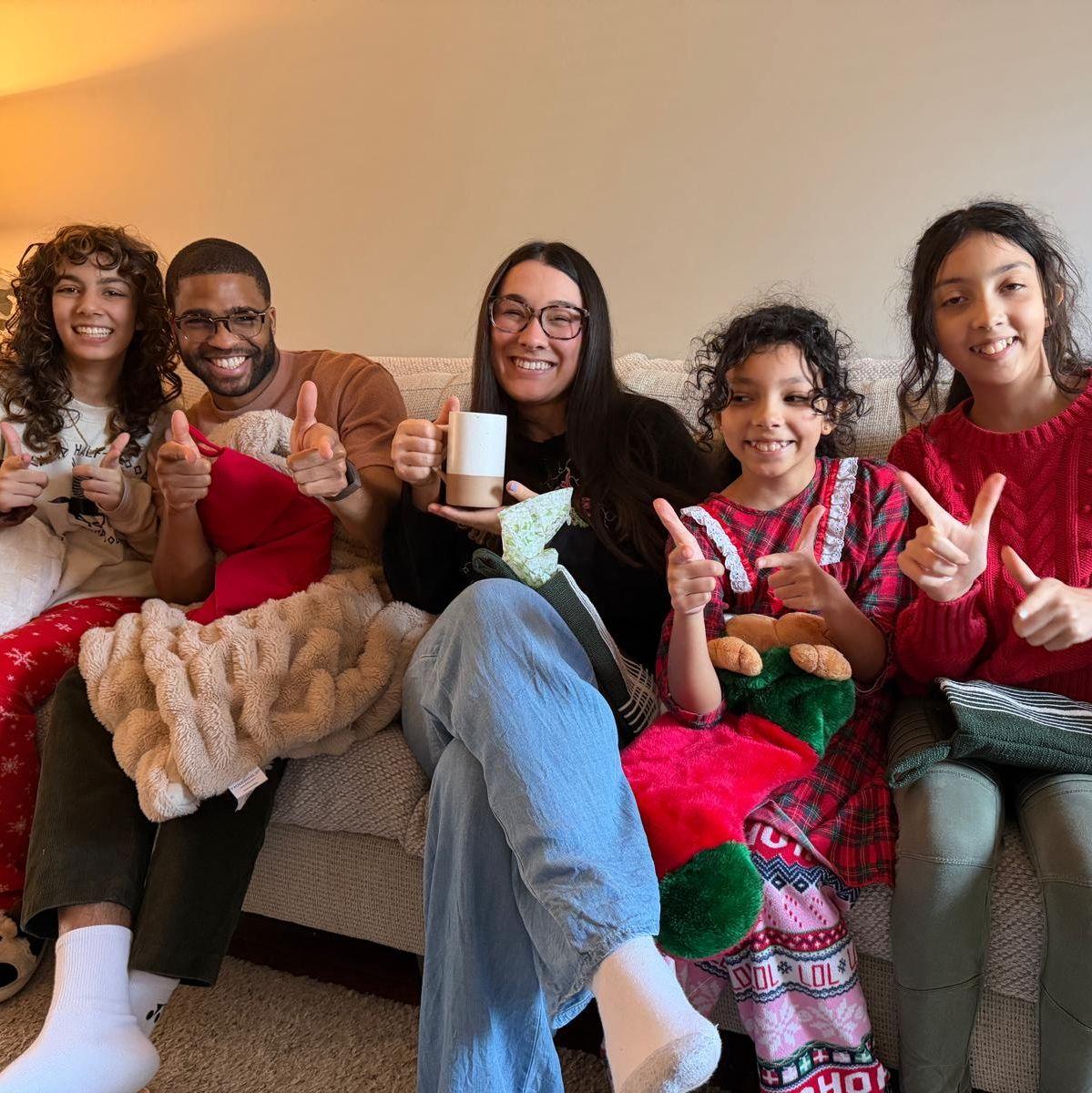 Christmas morning with the Ramnanans