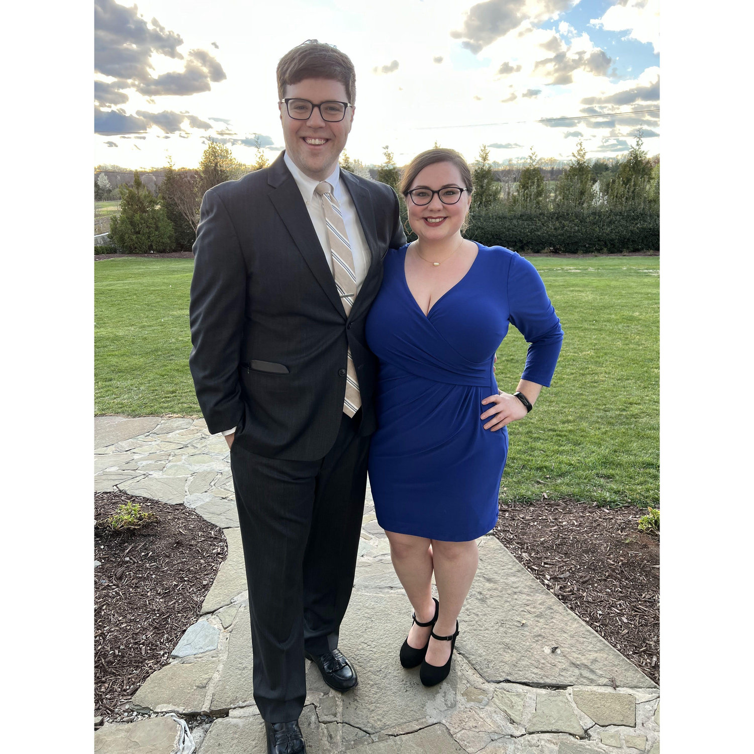 At Matt and Emily's wedding!
