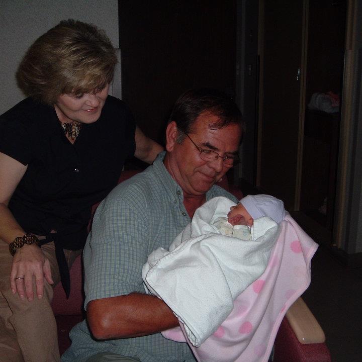 Brit's aunt, Janet Carlton, uncle, Clarence Carlton, and cousin, Rylee Carlton. Janet Carlton known as "Sissy" will be so very much missed on the wedding day.