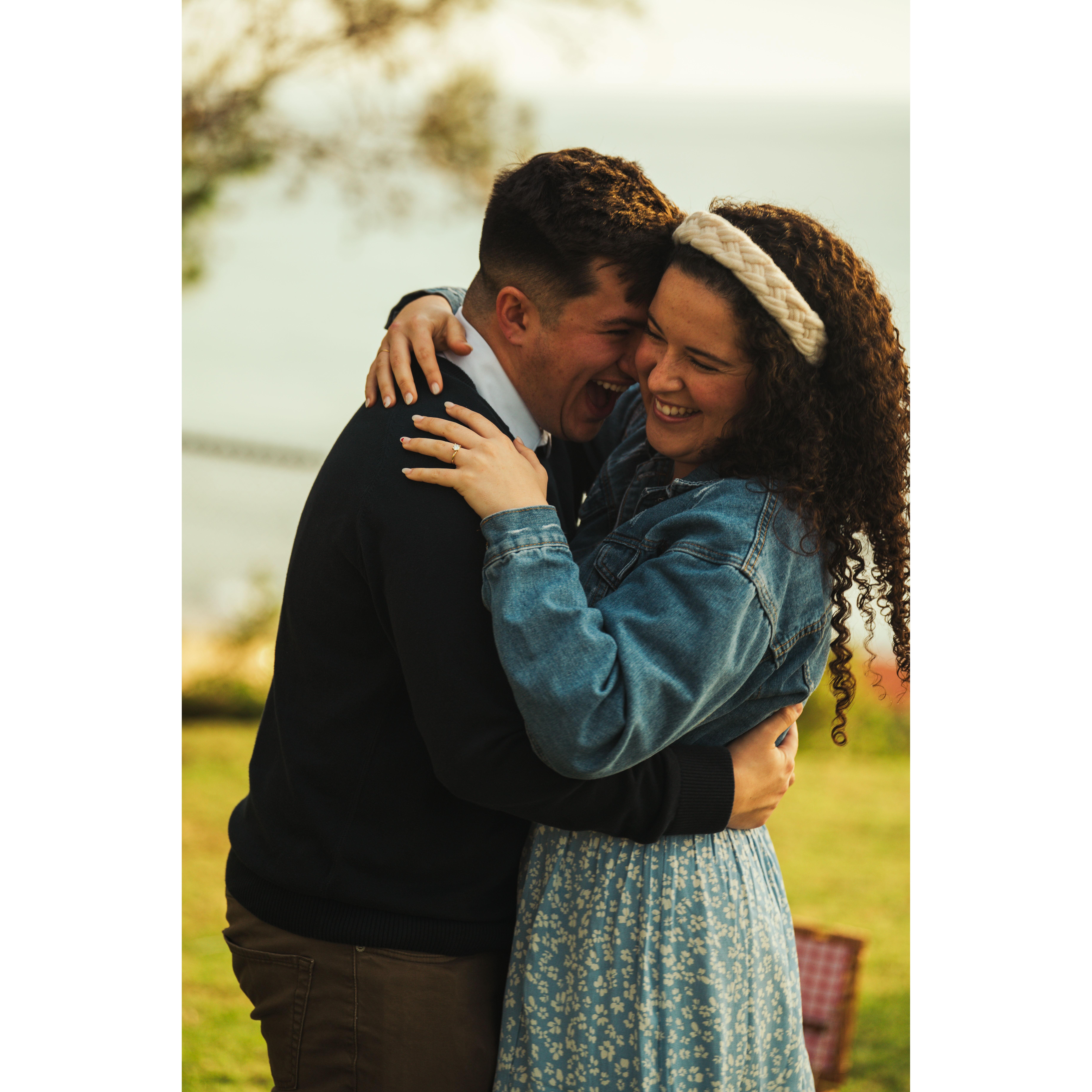 She said yes!