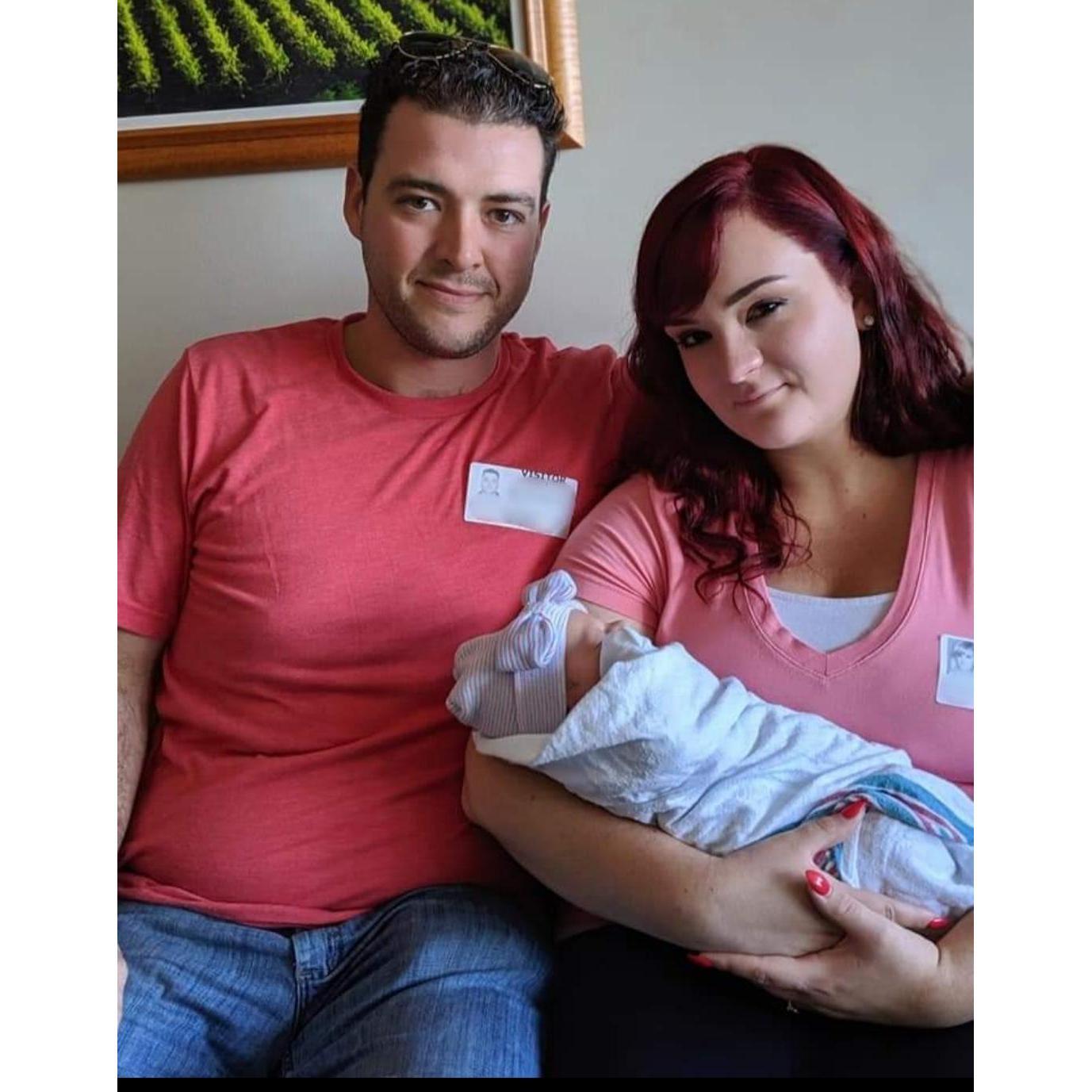 Meeting our beautiful goddaughter, Scarlett!