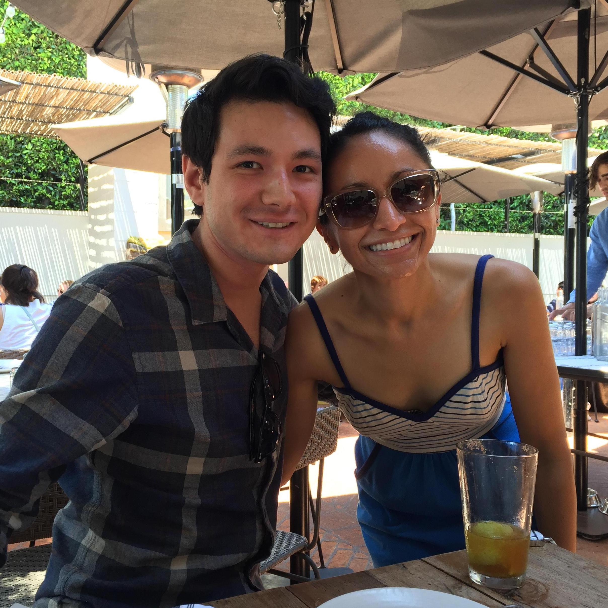Anita's birthday party at the site of our 1st date: Gracias Madre in WeHo.
