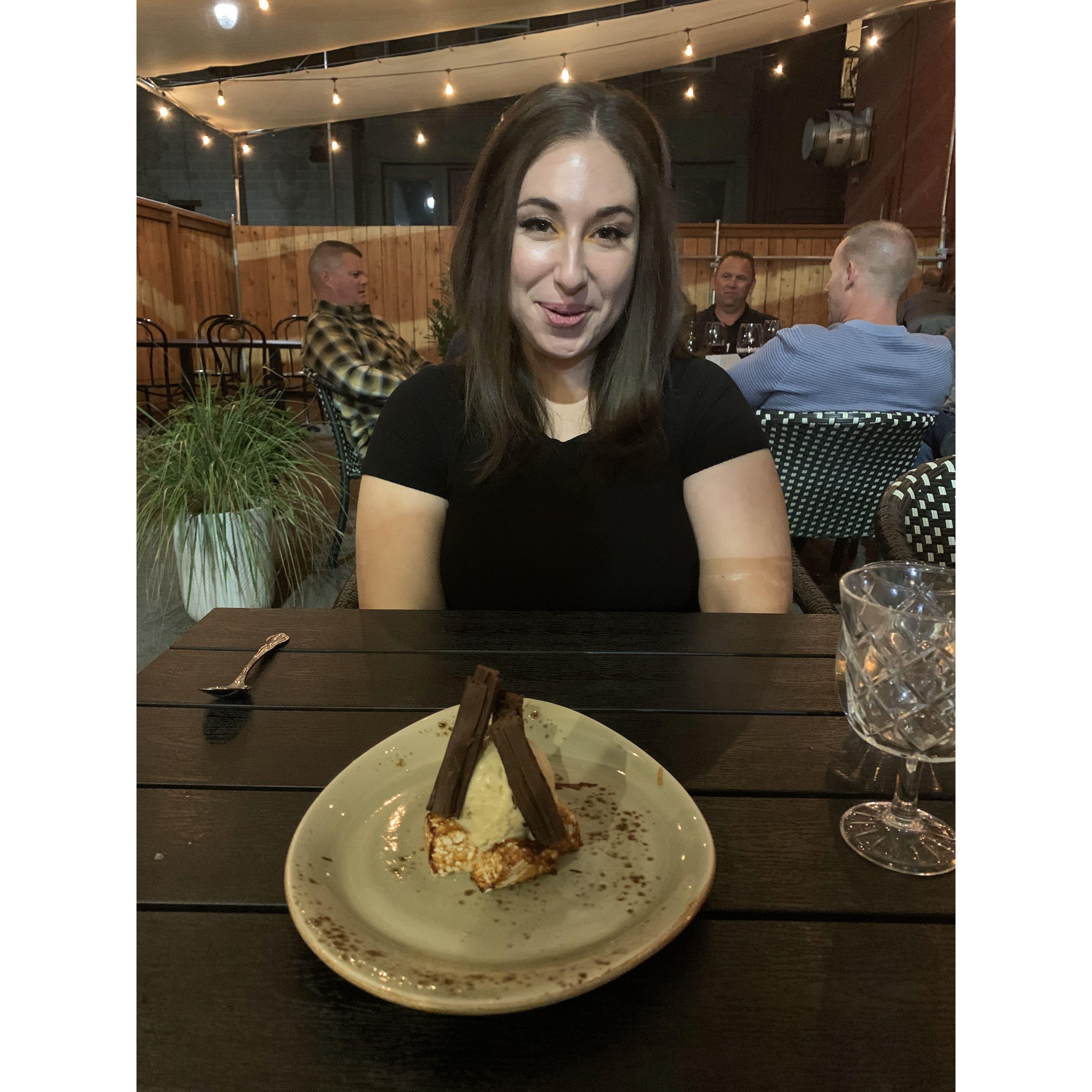 "The Smores" at Crafted.... you've gotta try it to understand the appeal!