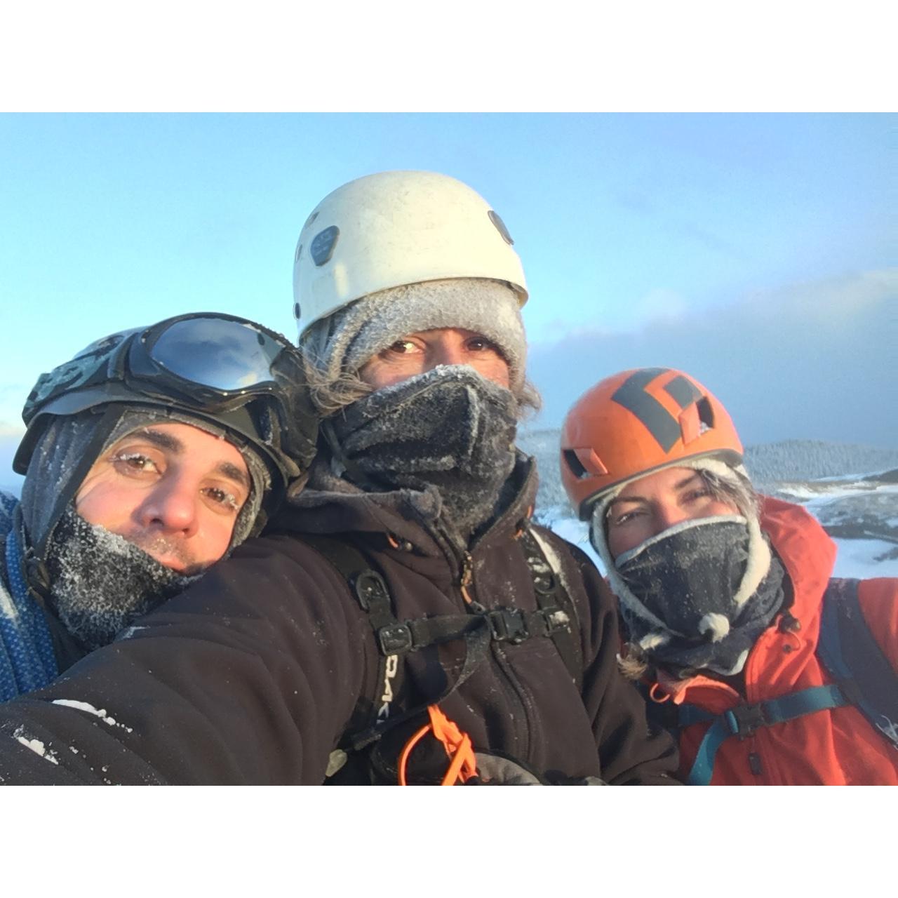 Team freezing.