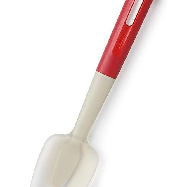 Lekue Cooking Spoon, Red/White