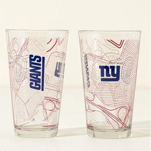NY Giants Pint Glass - Set of 2 | NFL