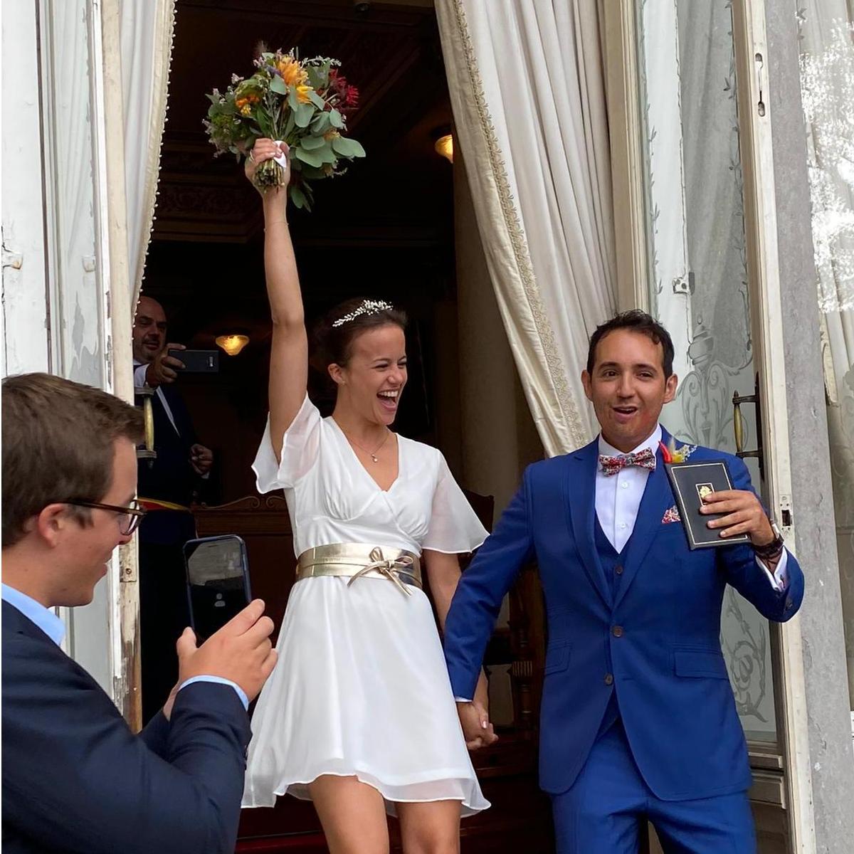 Our civil wedding (what were you thinking, COVID?!). 4 September 2020, Ixelles (Brussels)