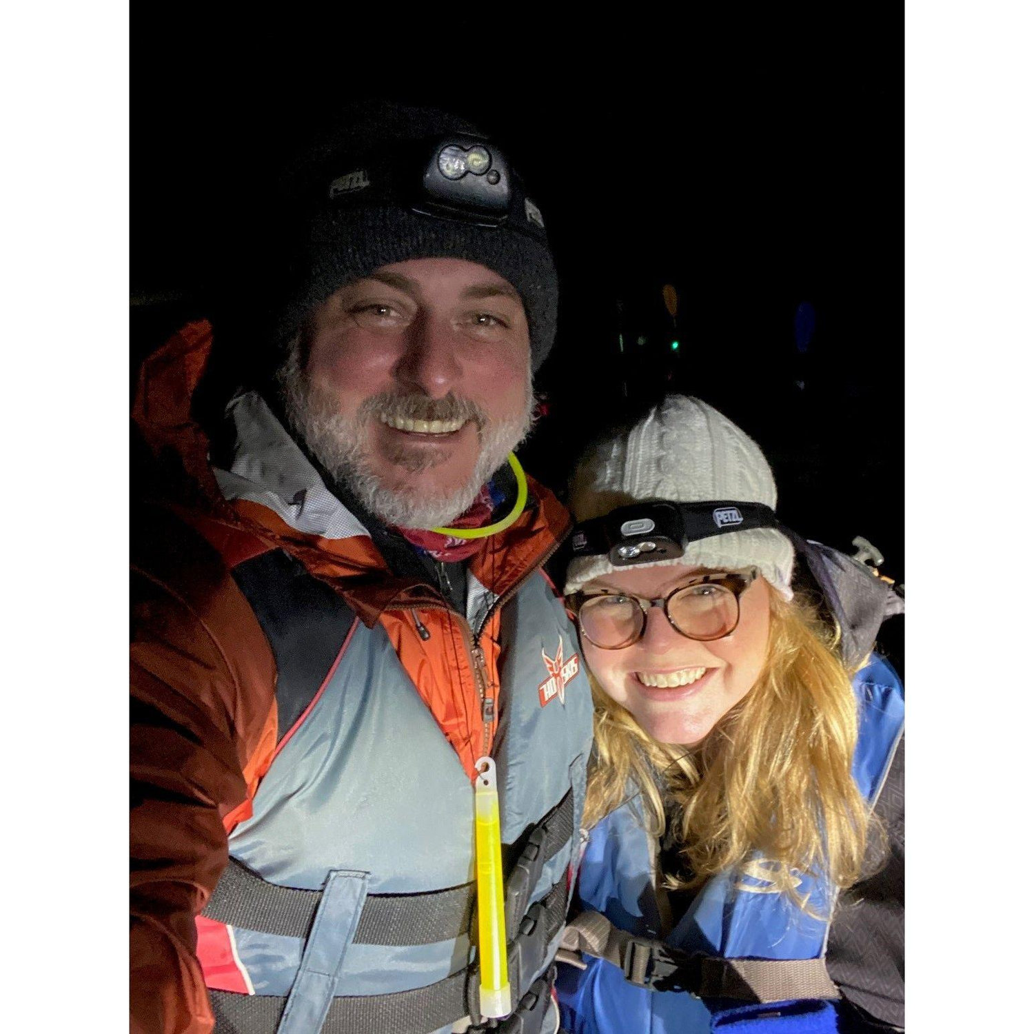 Full moon canoe trip on Halloween
