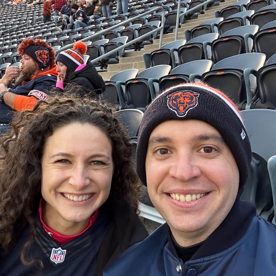 Cheering on The Bears!