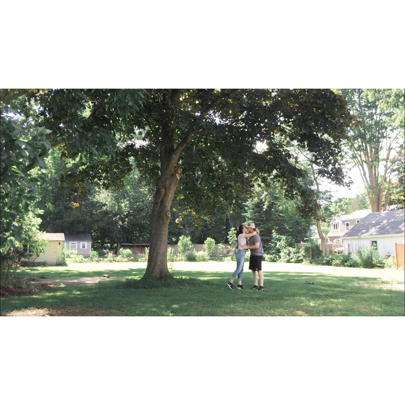 "Our backyard looks like it's out of a Nicholas Sparks movie!" -Rebecca