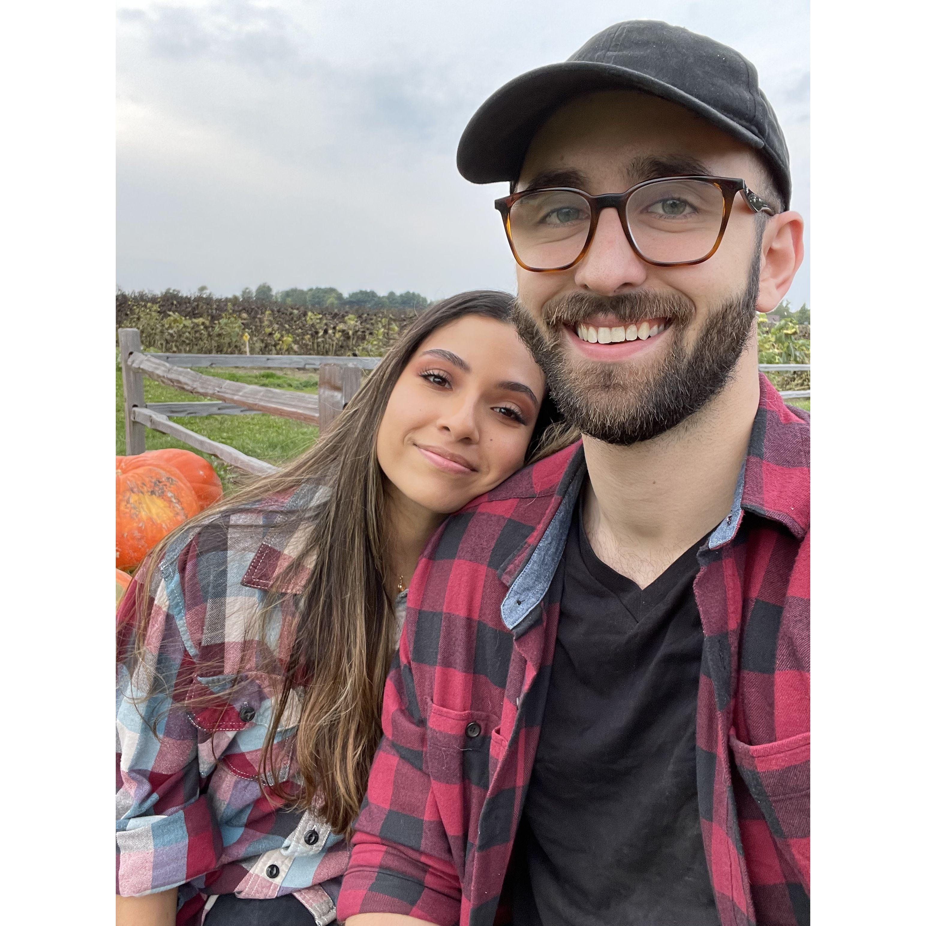 Our first Pumpkin Patch together. 10/09/2021