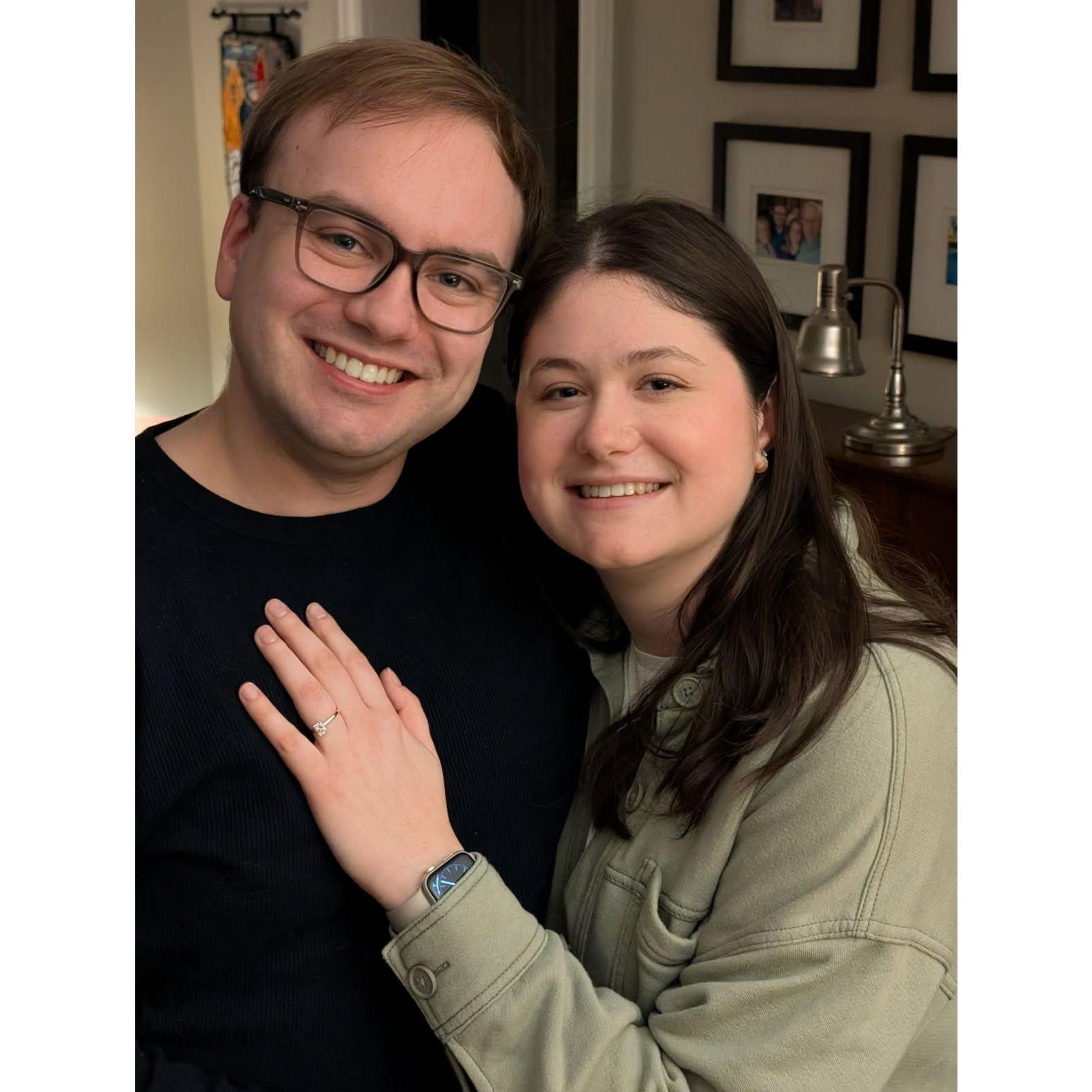 Taken the night of our engagement