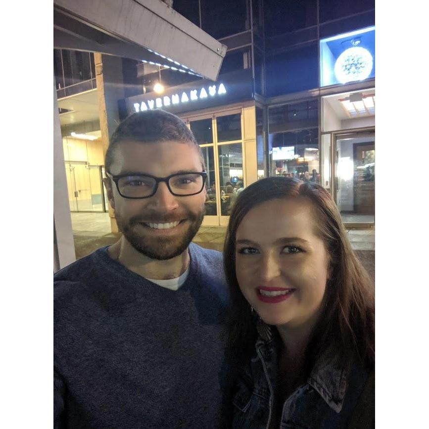 Downtown Madison on Taylor's birthday -- October 2019