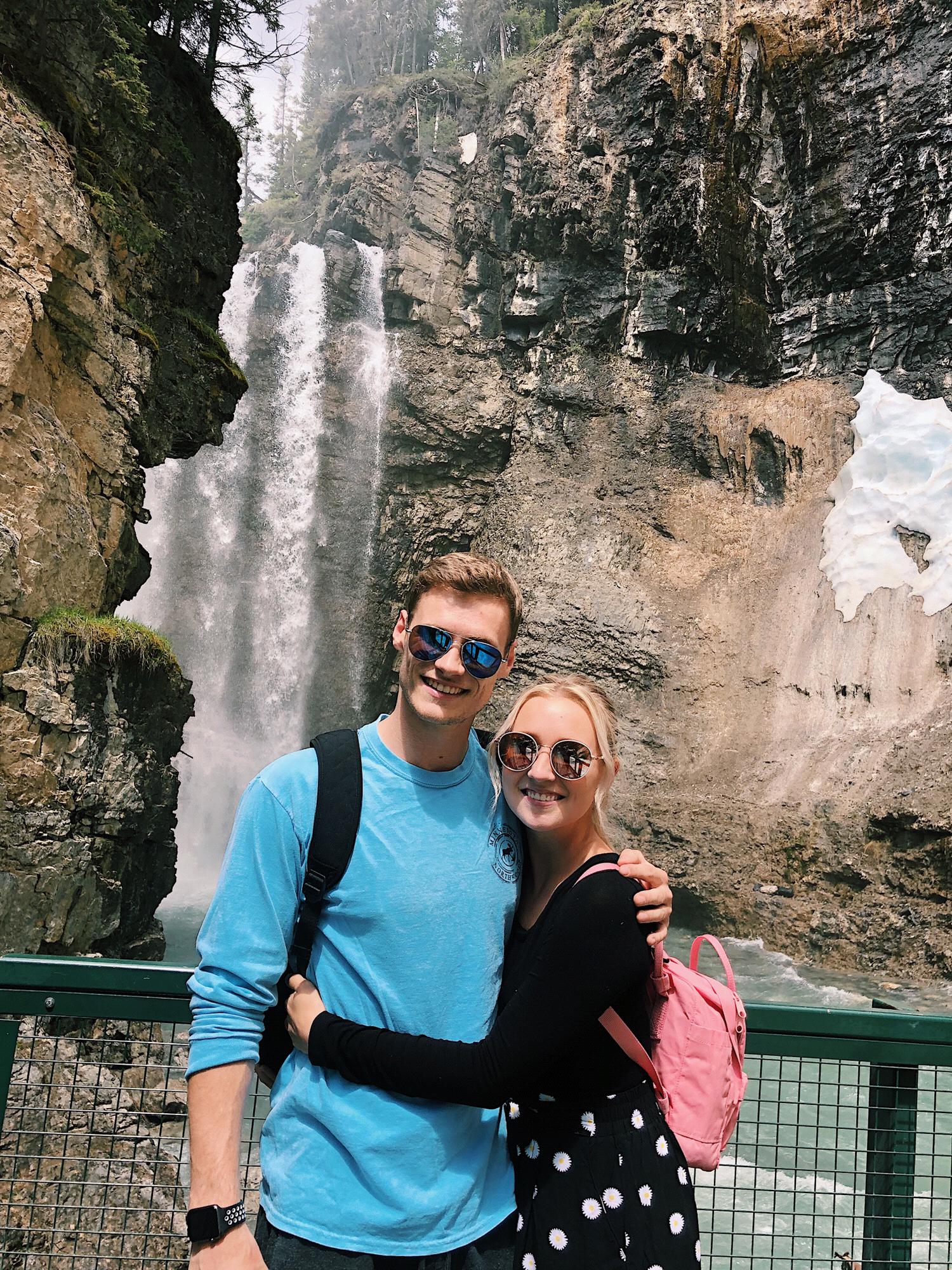 Johnston's Canyon hike in Canada