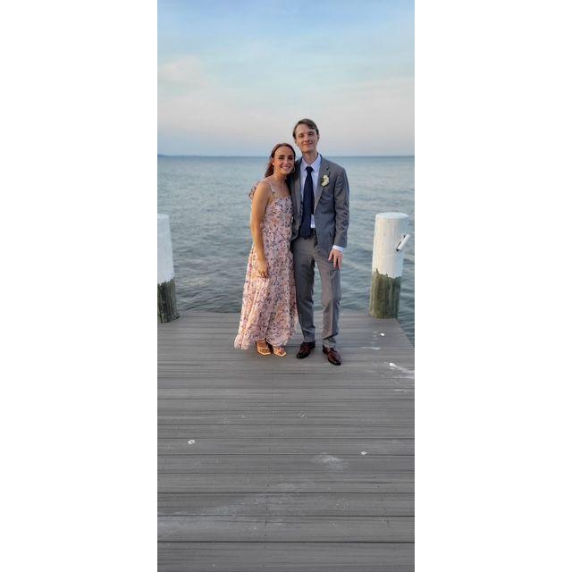 At Zach (Mac's brother) and Menissa's wedding (2022).