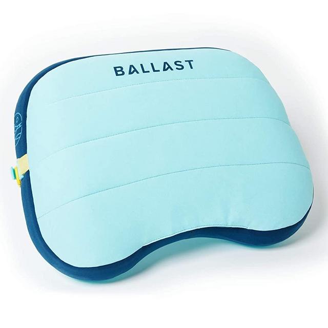 Ballast Beach Pillow – Inflatable Beach Pillow, Camping Pillow, Pool Pillow, Ultra Soft and Durable Pillow That Won’t Blow Away on Windy Beaches