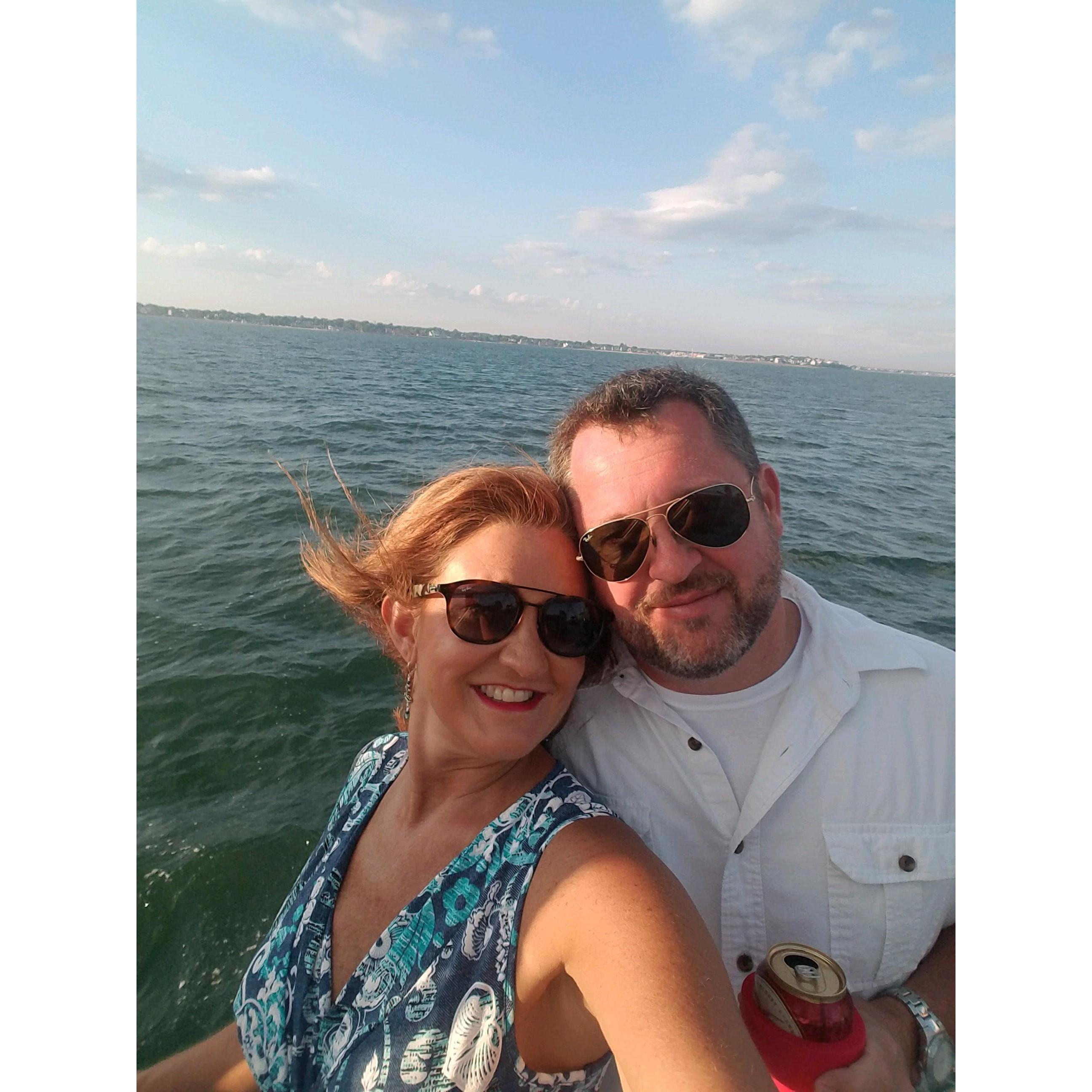 Cape Cod sunset sail.