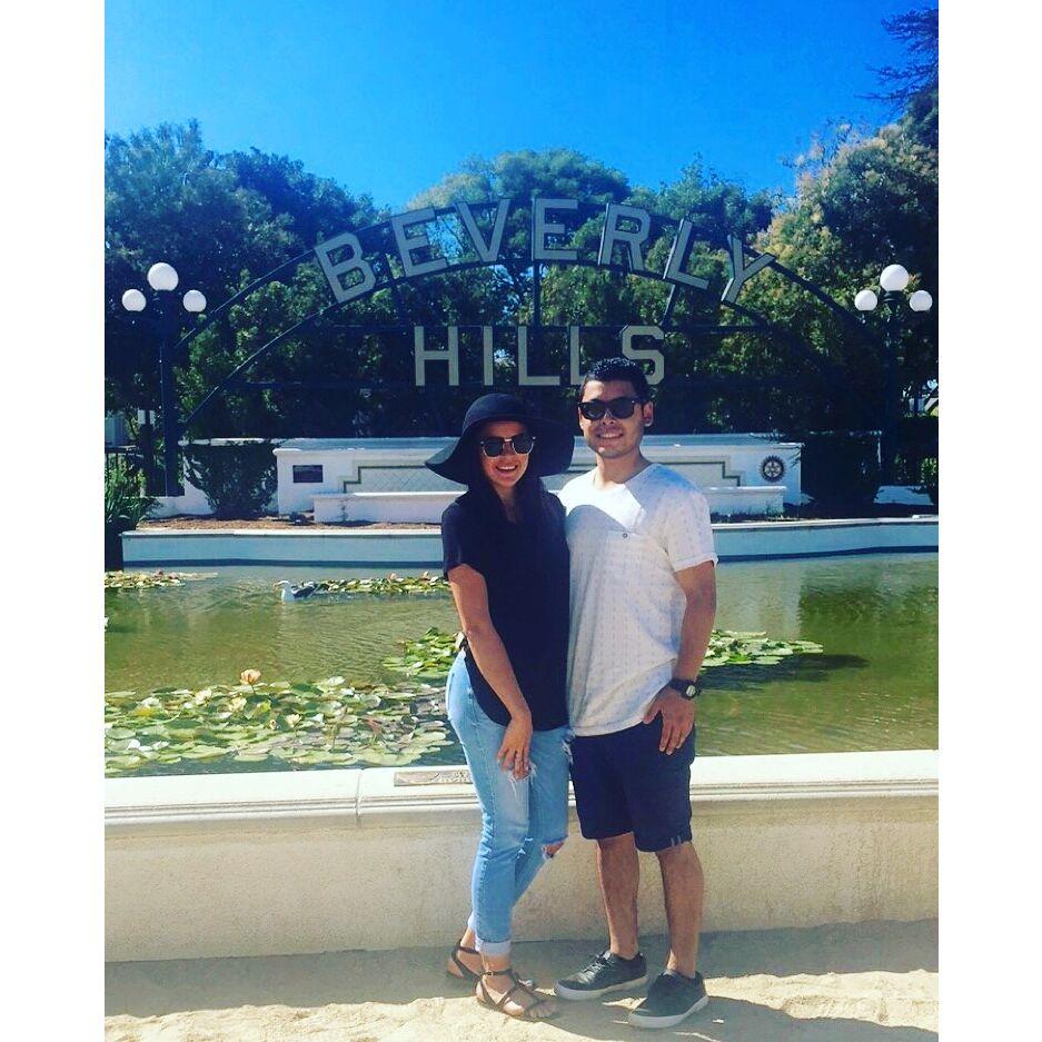 William's first time visiting me in LA, 2016