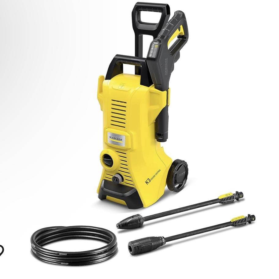 Kärcher - K 3 Power Control - Operates at 1800 PSI - 2100 Max PSI - Electric Power Pressure Washer - with Vario & DirtBlaster Spray Wands - 1.45 GPM