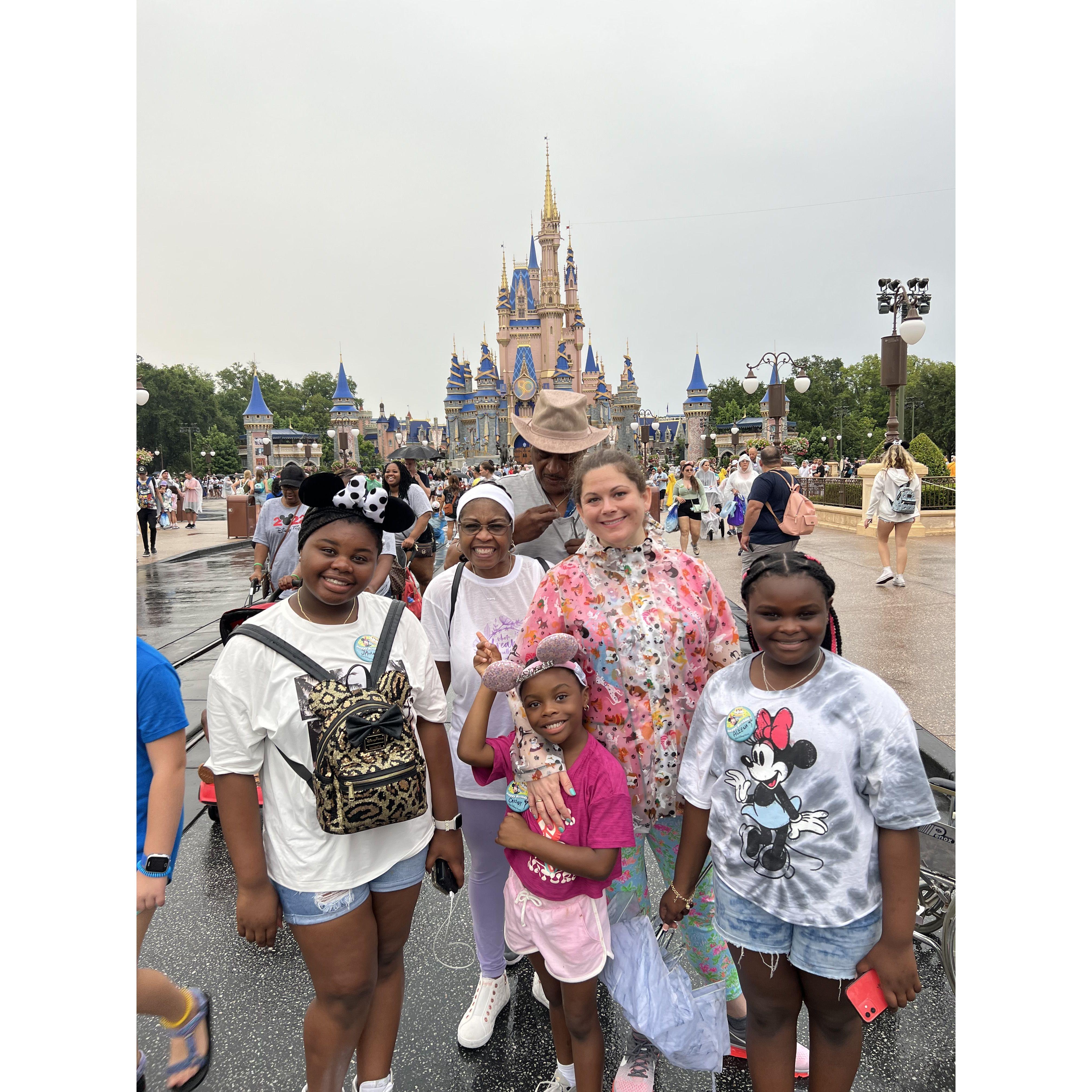 Family time at the Magic Kingdom