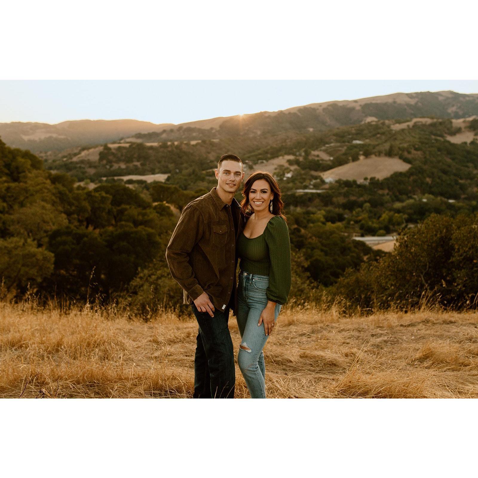Taken at the Koopmann Ranch after our engagement photo session. 
Fun fact: Our second date was in the same spot!