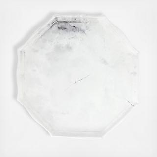 Florentine Wooden Accessories Marble Octagonal Tray