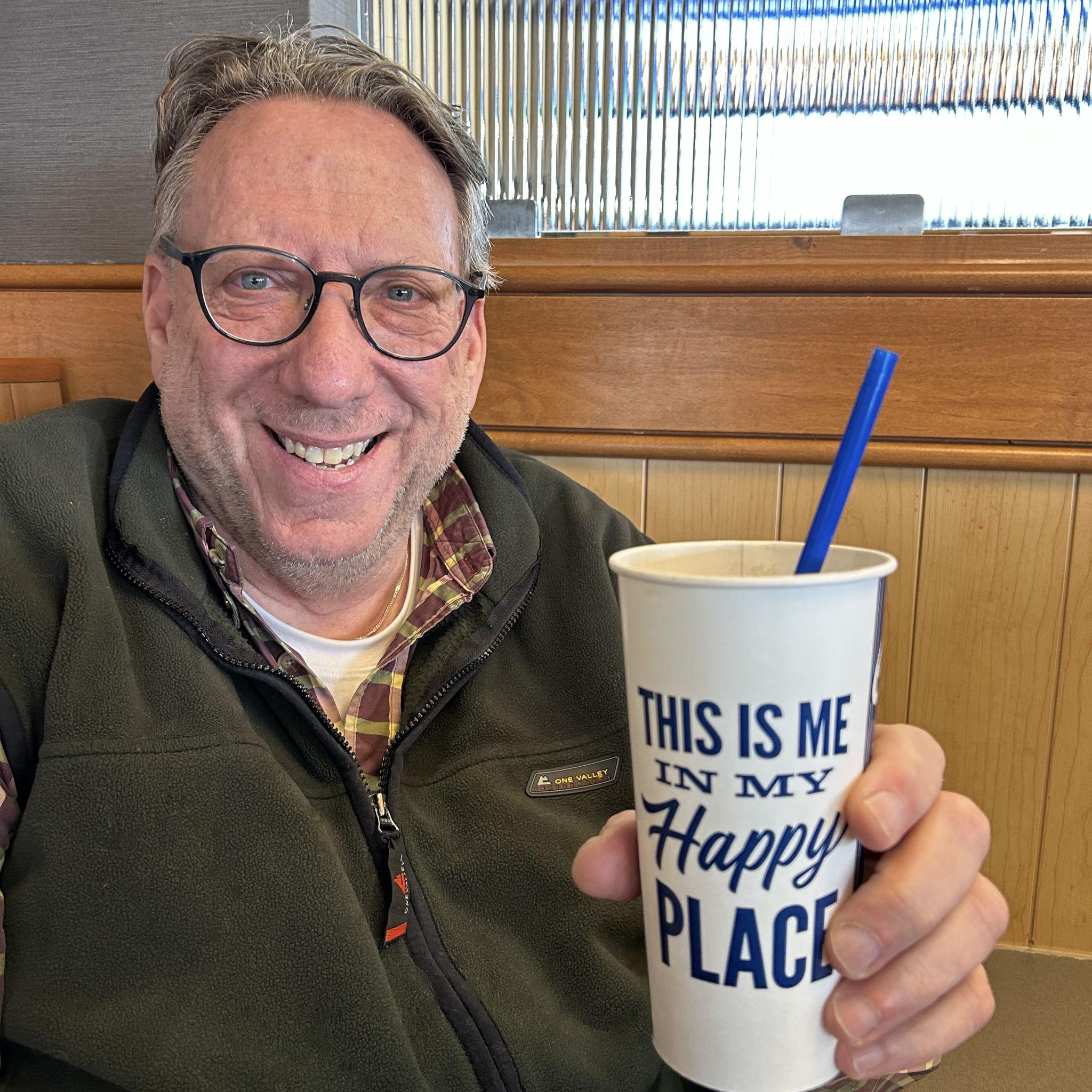 Wherever Chuck is, is a happy place!