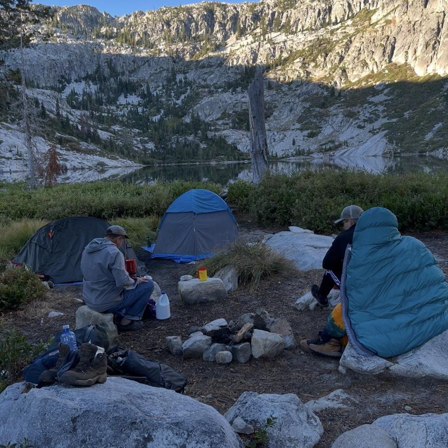 Backpacking trip with Grandma and Grumppa in the Trinity Mountains- Big Bear Lake