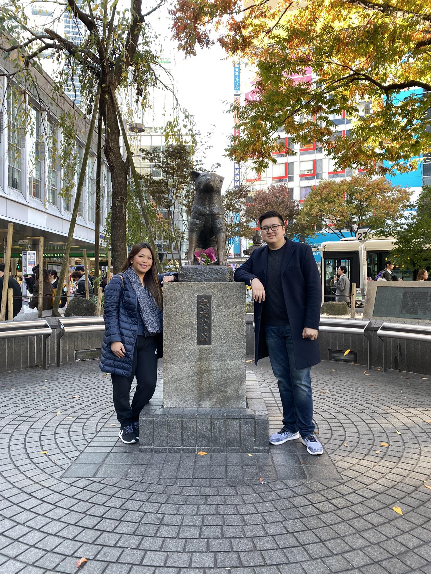 (2019) Japan’s most popular meeting point, Hachiko Statue - Shibuya Station, Tokyo, Japan