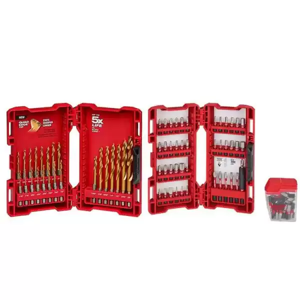 SHOCKWAVE IMPACT DUTY Titanium Drill and Drive Bit Set (95-Piece)