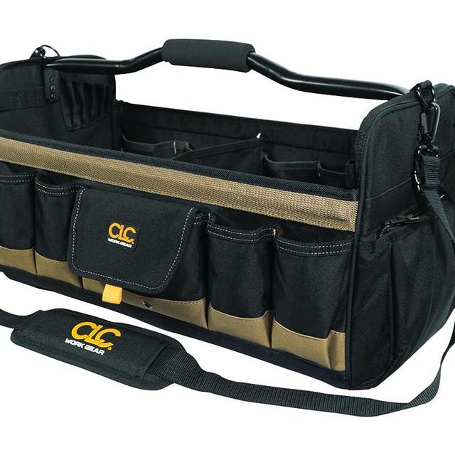 CLC WORK GEAR 1579 20 Inch, Open Top, Soft Sided Tool Box, 27 Pockets