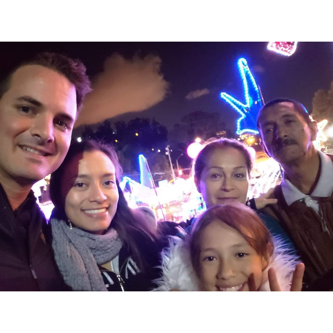 In the highest of Monserrate, an important mountain in Bogota (Colombia)