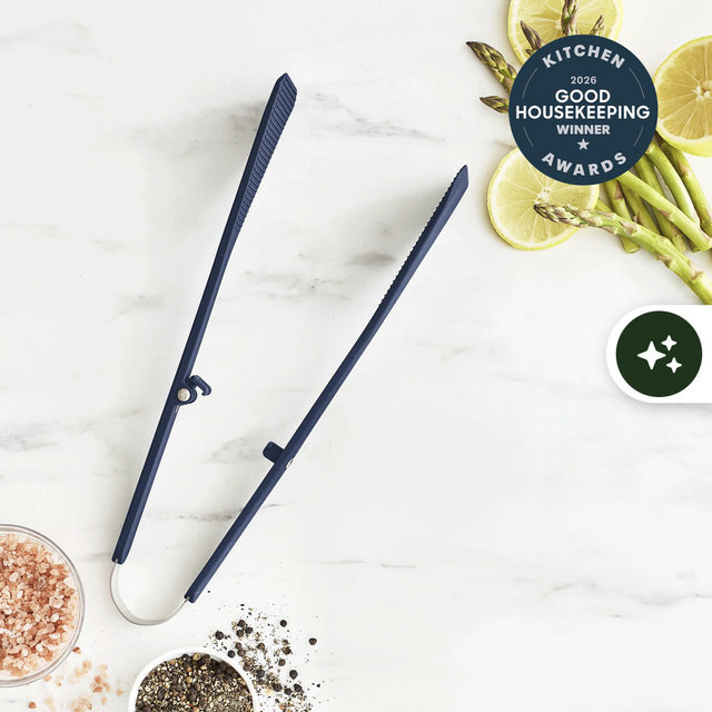 Premiere Silicone Wide Tongs | Oxford Blue