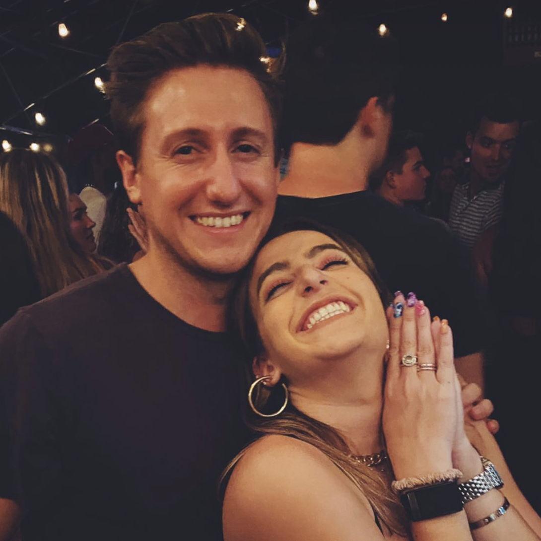 This photo was taken right after Sydney sang karaoke in front of a packed bar and was a little too drunk to perform her best, but of course Sam was her biggest supporter and she's grateful for that.