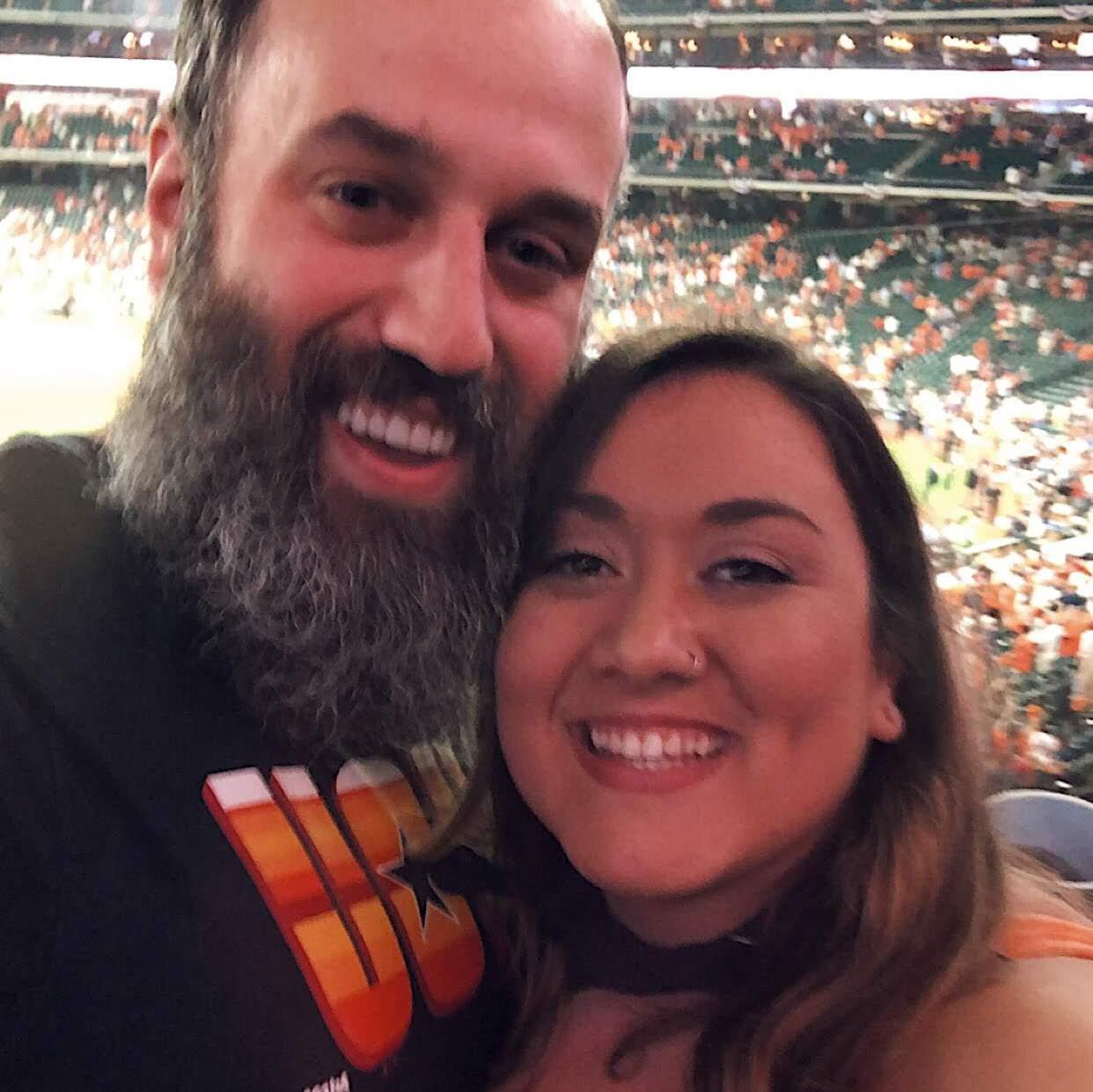 Celebrating the Astros clinching the ALCS on October 10, 2019