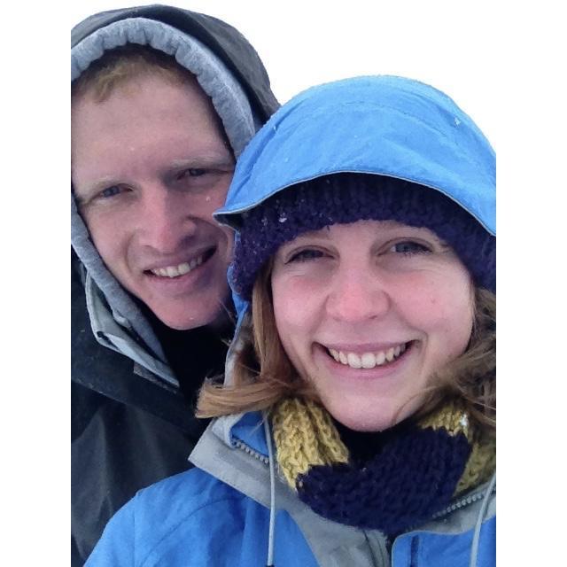 First trip to Mt. Rainier, First time sledding for the Cali boy!